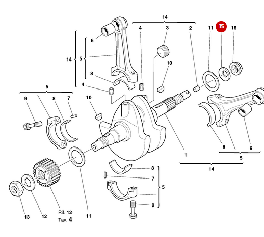 Belleville washer NEW - Ducati