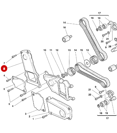 Couvercle Courroie Distribution Vertical NEUF - Ducati