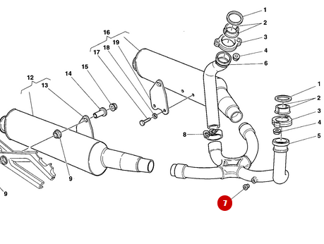 Threaded Plug 1/8 Gas UNI5705 NEW - Ducati