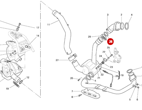 NEW Exhaust Gasket - Ducati