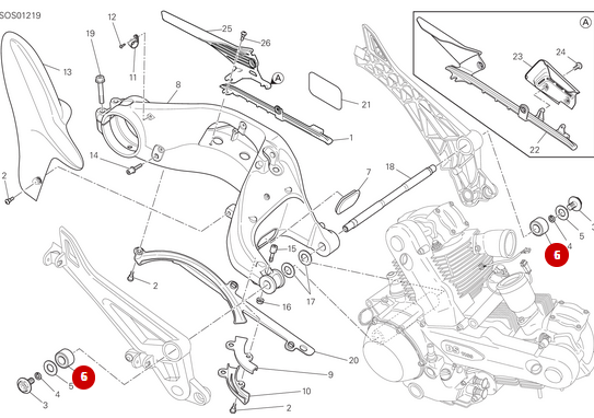 Silentbloc NEUF - Ducati
