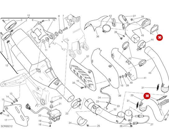 NEW Exhaust Gasket - Ducati