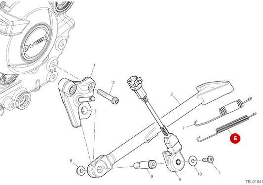 NEW Kickstand Spring - Ducati