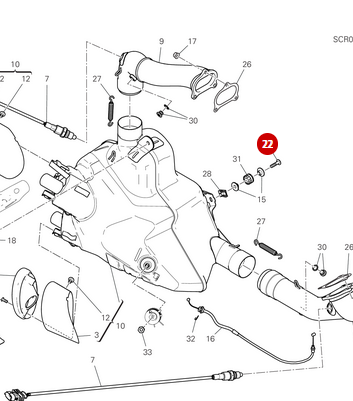 Screw Tbeif NEW - Ducati