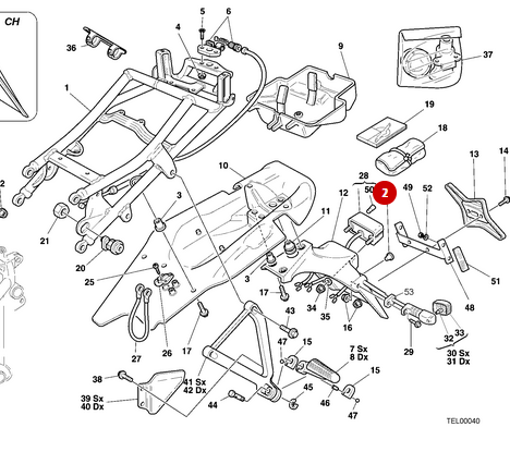 NEW Anti-Vibration Rubber Seal - Ducati