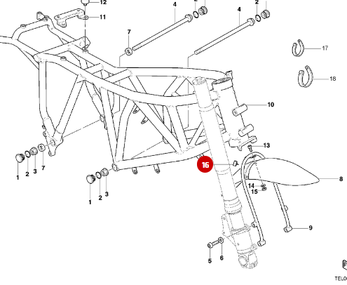 Rubber Buffer NEW - Ducati