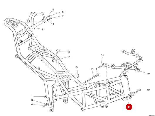 Nut M8 NEW - Ducati