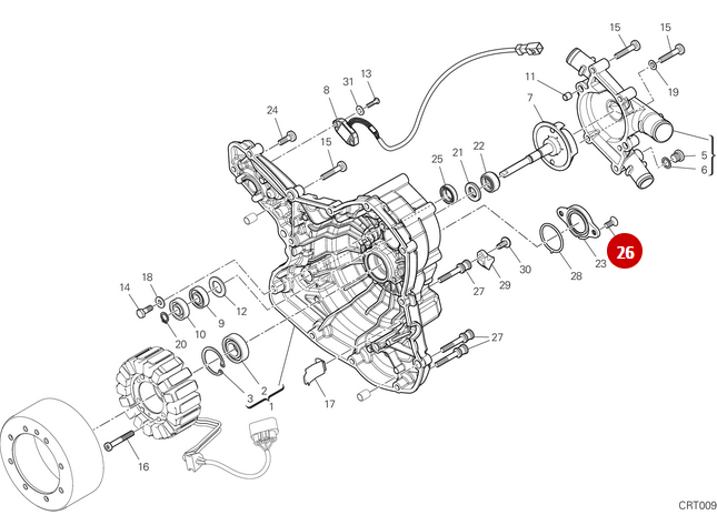 Screw Tspei M6X14 NEW - Ducati
