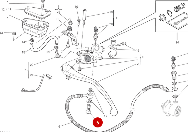 New Banjo Screw - Ducati