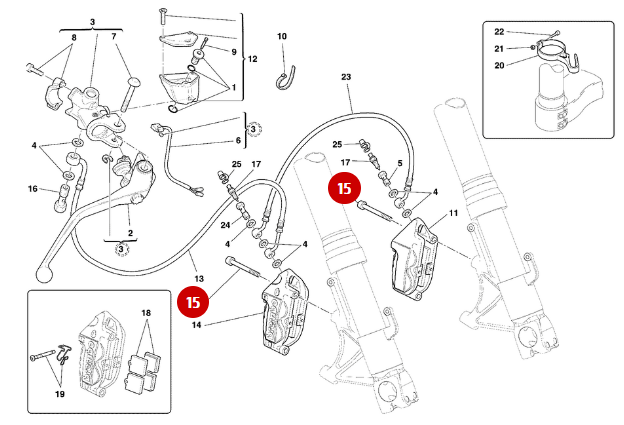 Brake Caliper Bolt M10X60 NEW - Ducati
