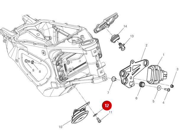 Washer 8.2x20x1 NEW - Ducati