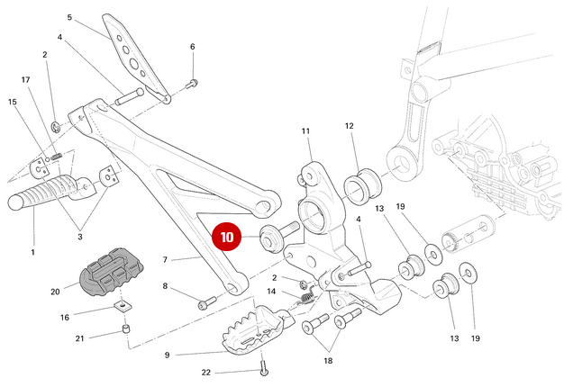 Plate Mounting Screw NEW - Ducati