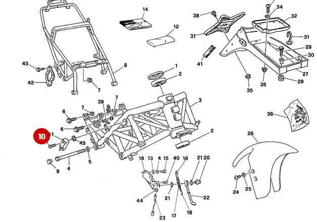 Screw Tspei M6X30 NEW - Ducati
