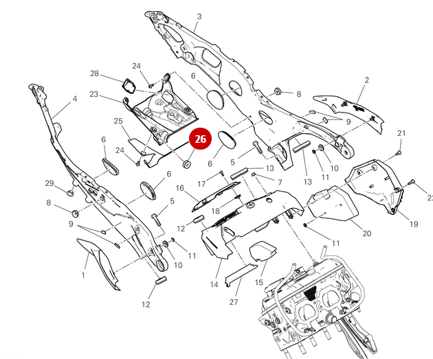 Caoutchouc NEUF - Ducati