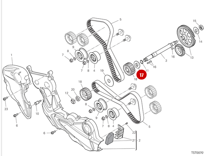 NEW Spacer - Ducati