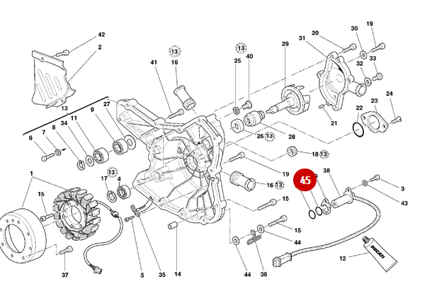 O-Ring 17.96x2.62 NEW - Ducati