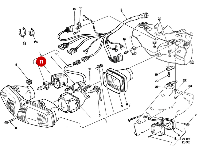 Bulb Holder NEW - Ducati