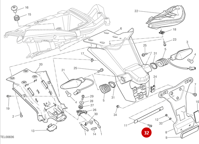 Vis Tbei M5X20 NEW - Ducati