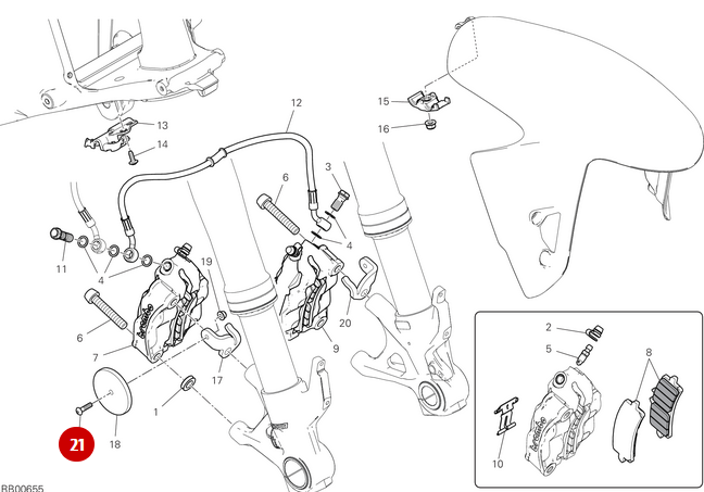 Vis Tbei M5X20 NEW - Ducati