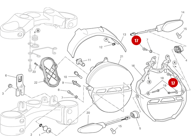 Vis Tbei M5X20 NEW - Ducati