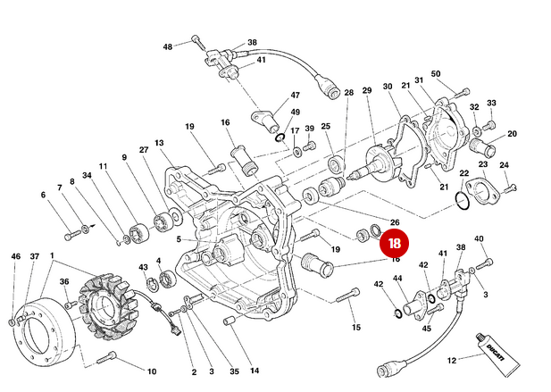 New Seal Ring - Ducati