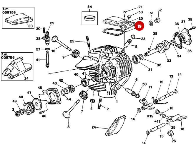 NEW Metal Cylinder Head Cover Gasket - Ducati
