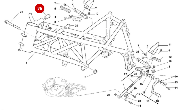 Caoutchouc NEUF - Ducati