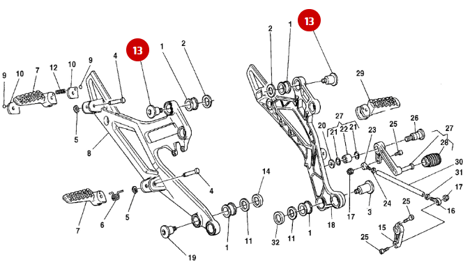 NEW Bichromate Platinum Screw - Ducati