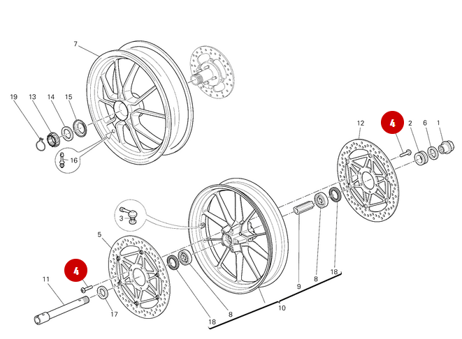 M8X20 NEW SCREW - Ducati