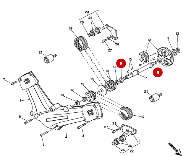 NEW Thrust Washer - Ducati