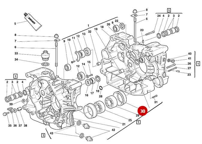 Douille NEUVE - Ducati