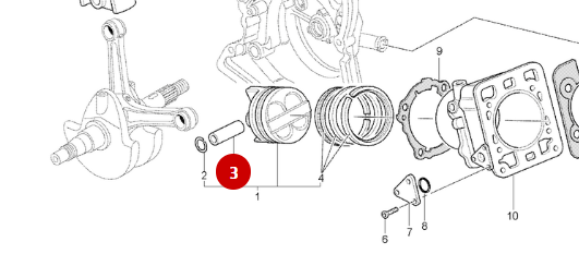 NEW Piston Pin - Ducati