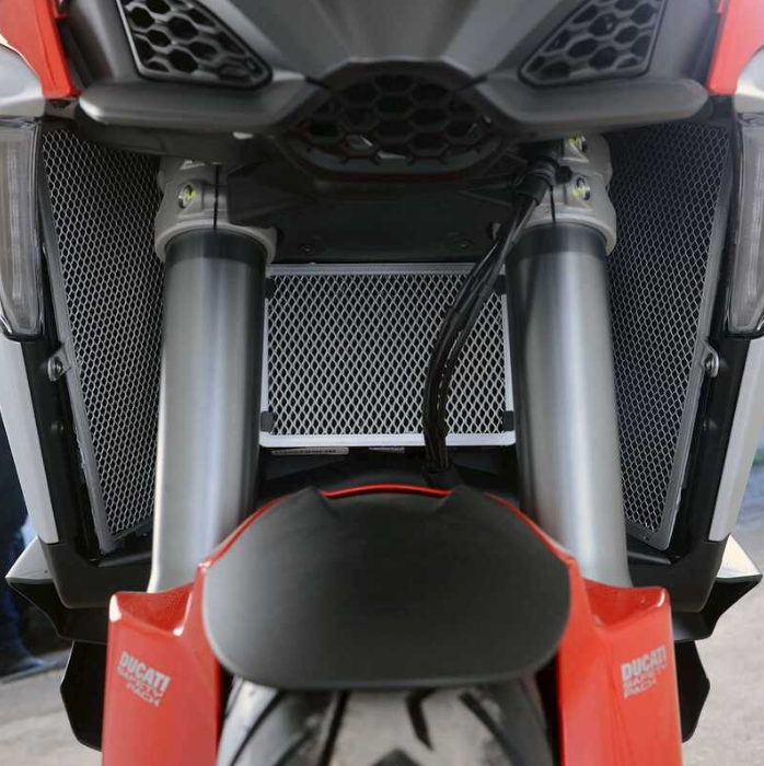 NEW Grey Oil Radiator Guard - Ducati