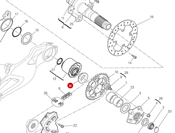 NEW Spacer - Ducati
