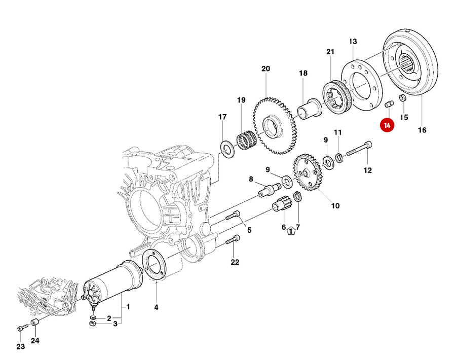 Centring Pin NEW - Ducati