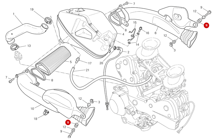 Rubber 8X14X23 NEW - Ducati