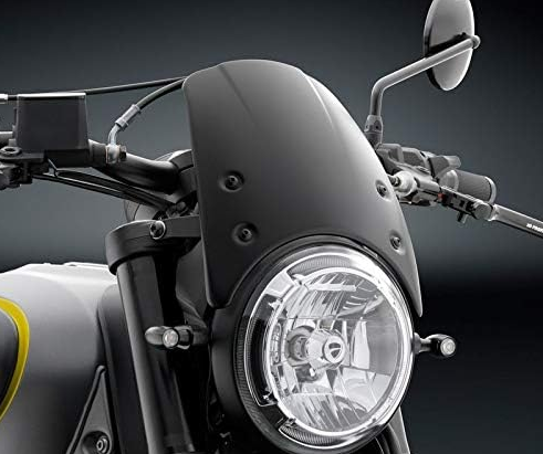 Black Aluminum Headlight Fairing NEW - Rizoma