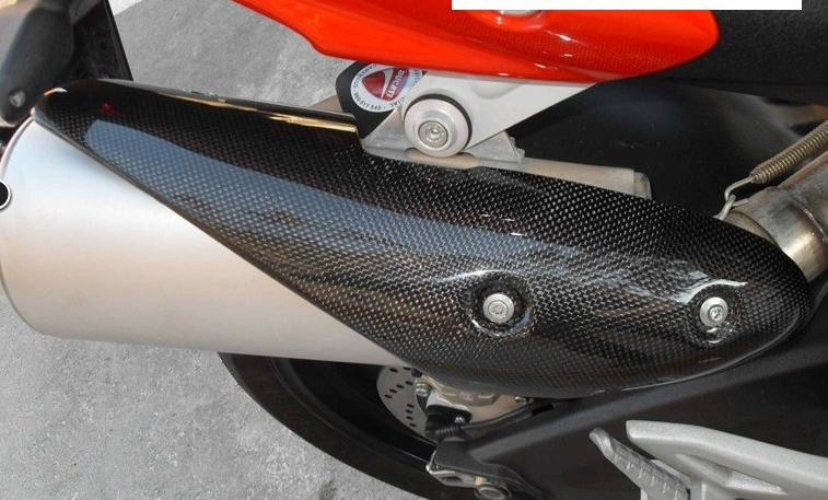 Protection Pare Chaleur Echappement Carbone - Ducati