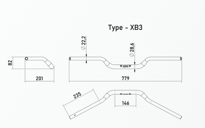Guidon HIGHSIDER pro X-Bar NEUF