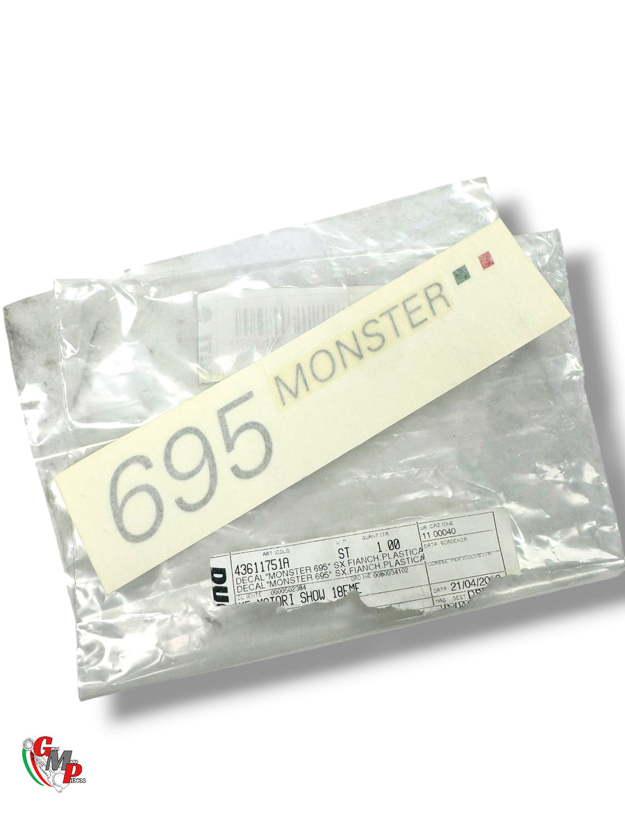 Left Emblem Monster 695 NEW - Ducati