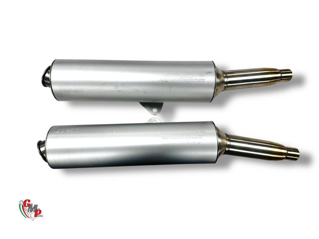 Pair of Original Silencers - Ducati