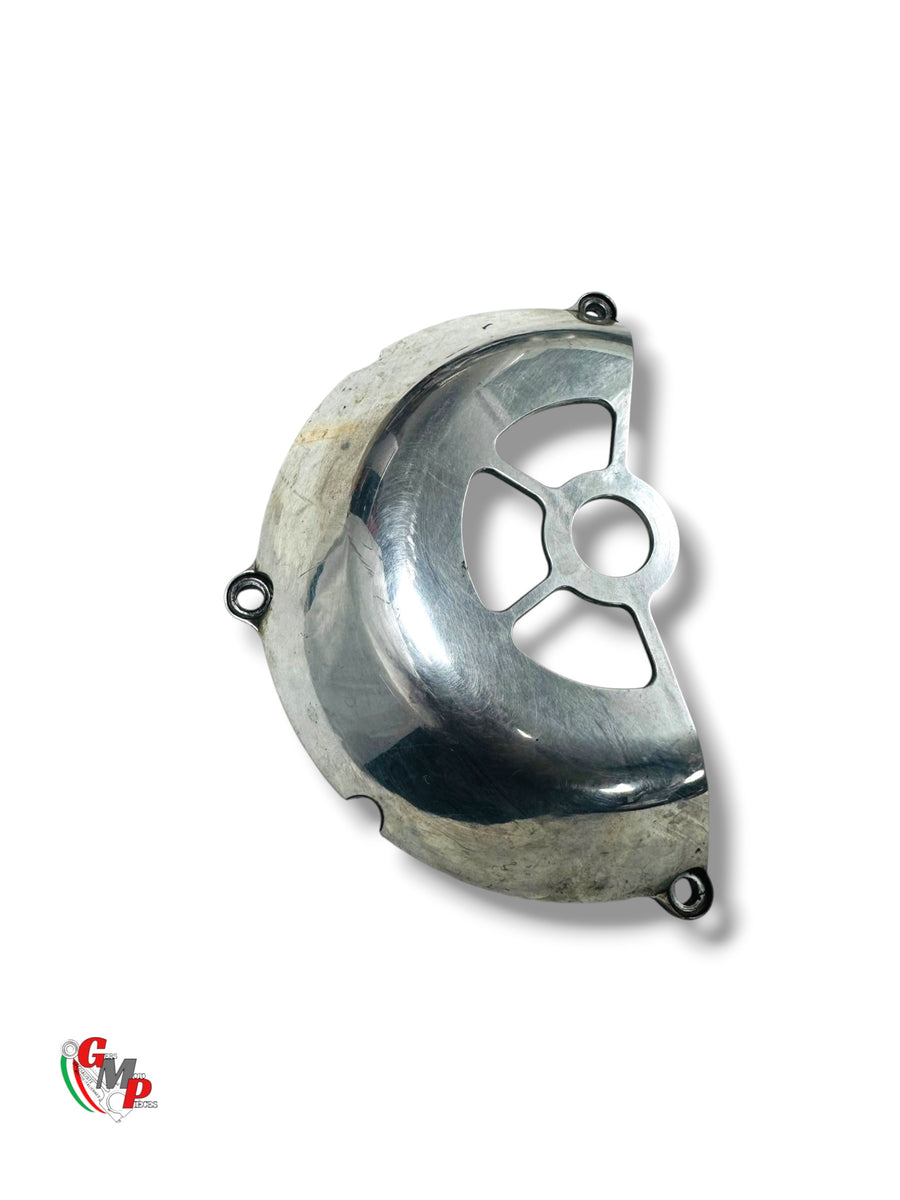 Polished Aluminum Vented Clutch Cover - Ducati