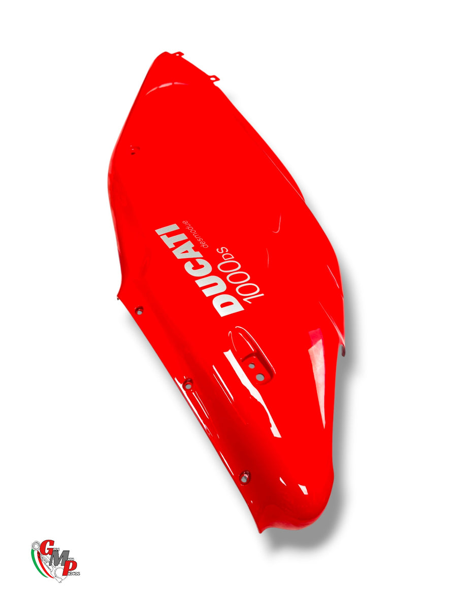 Left Upper Red Half Fairing - Ducati
