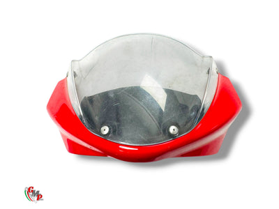 Red Fork Head Fairing with Bubble - Ducati