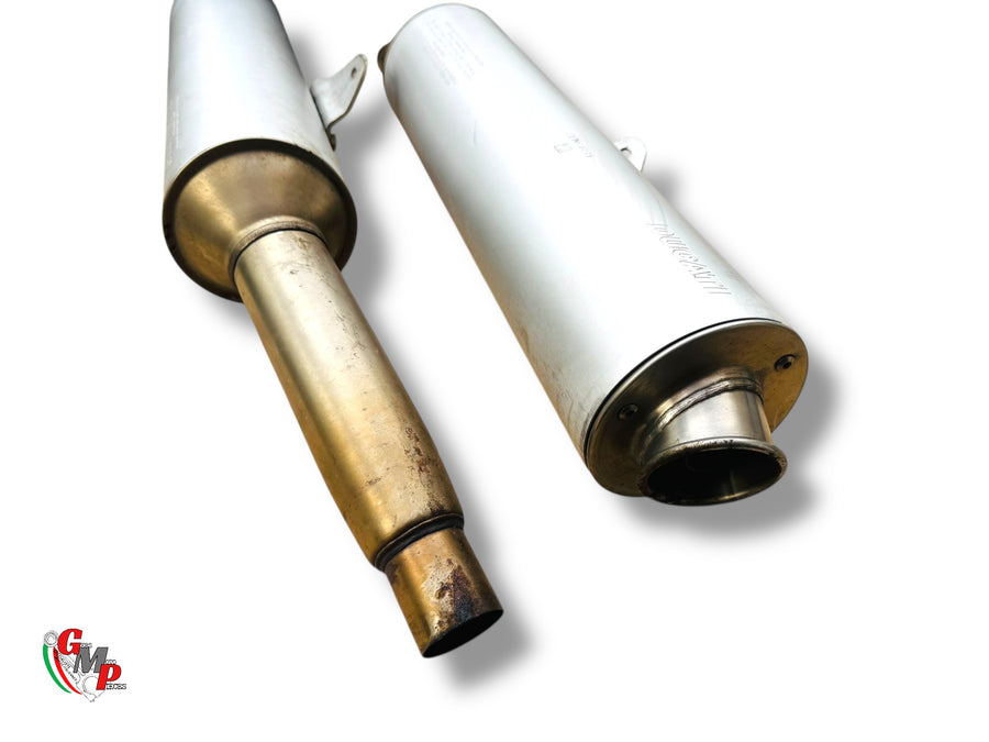 Left and Right Silencers - Ducati