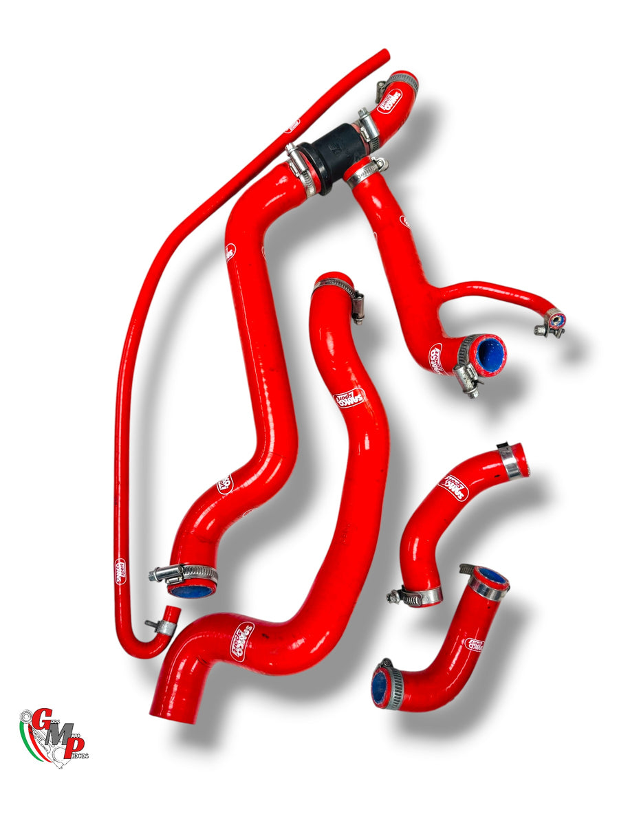 Red Samco Sport Racing Hose Kit - Ducati