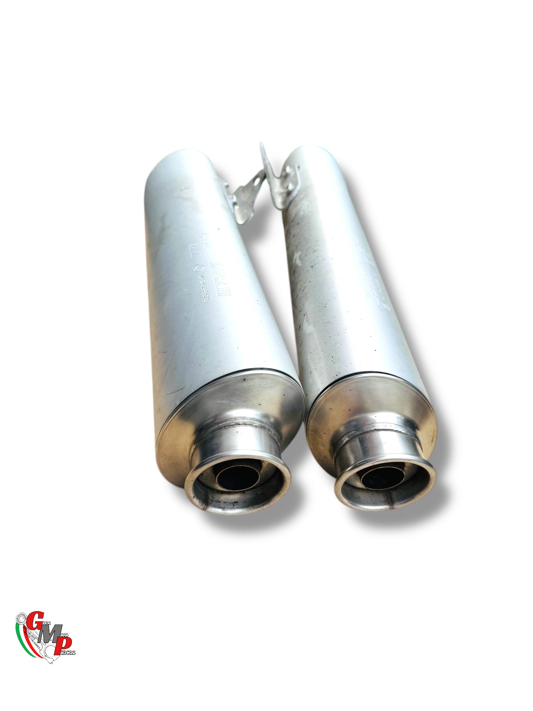 Pair of Exhaust Silencers - Ducati