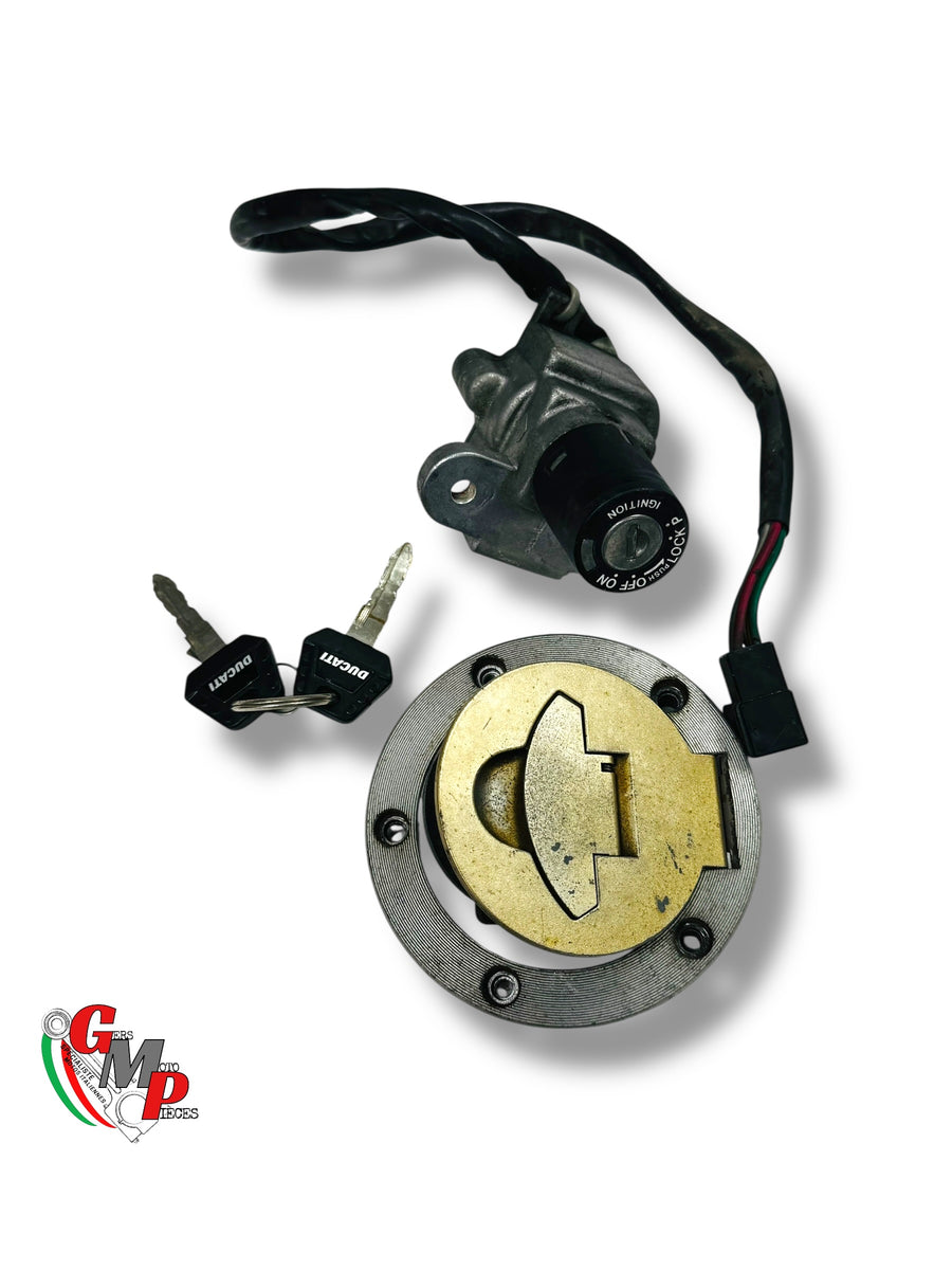 Fuel Cap and Ignition Switch - Ducati
