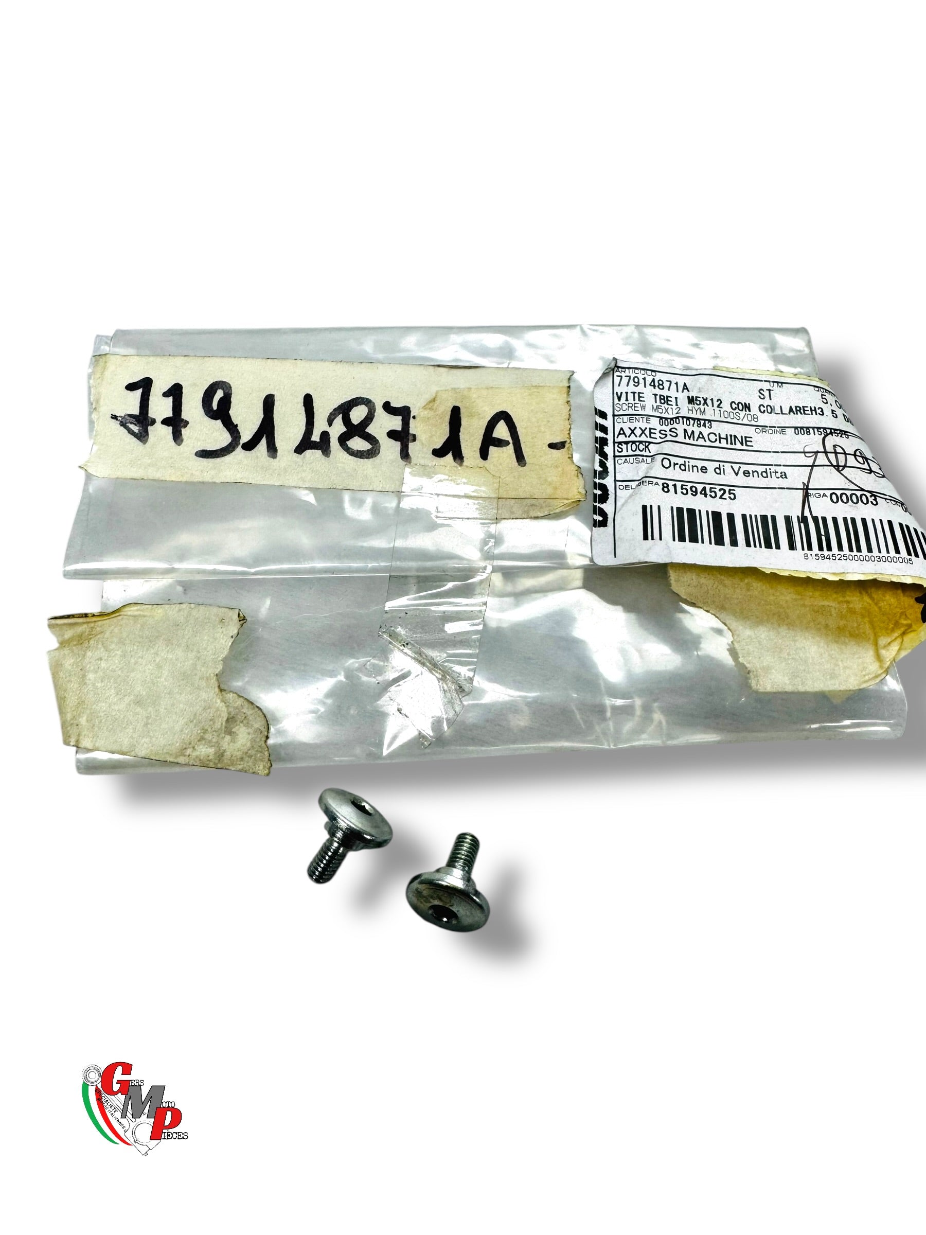 Screw Tbei M5X12 NEW - Ducati