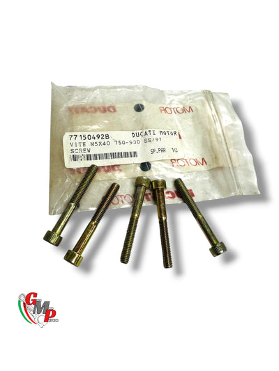 M5X40 Yellow Zinc Plated Screw NEW - Ducati